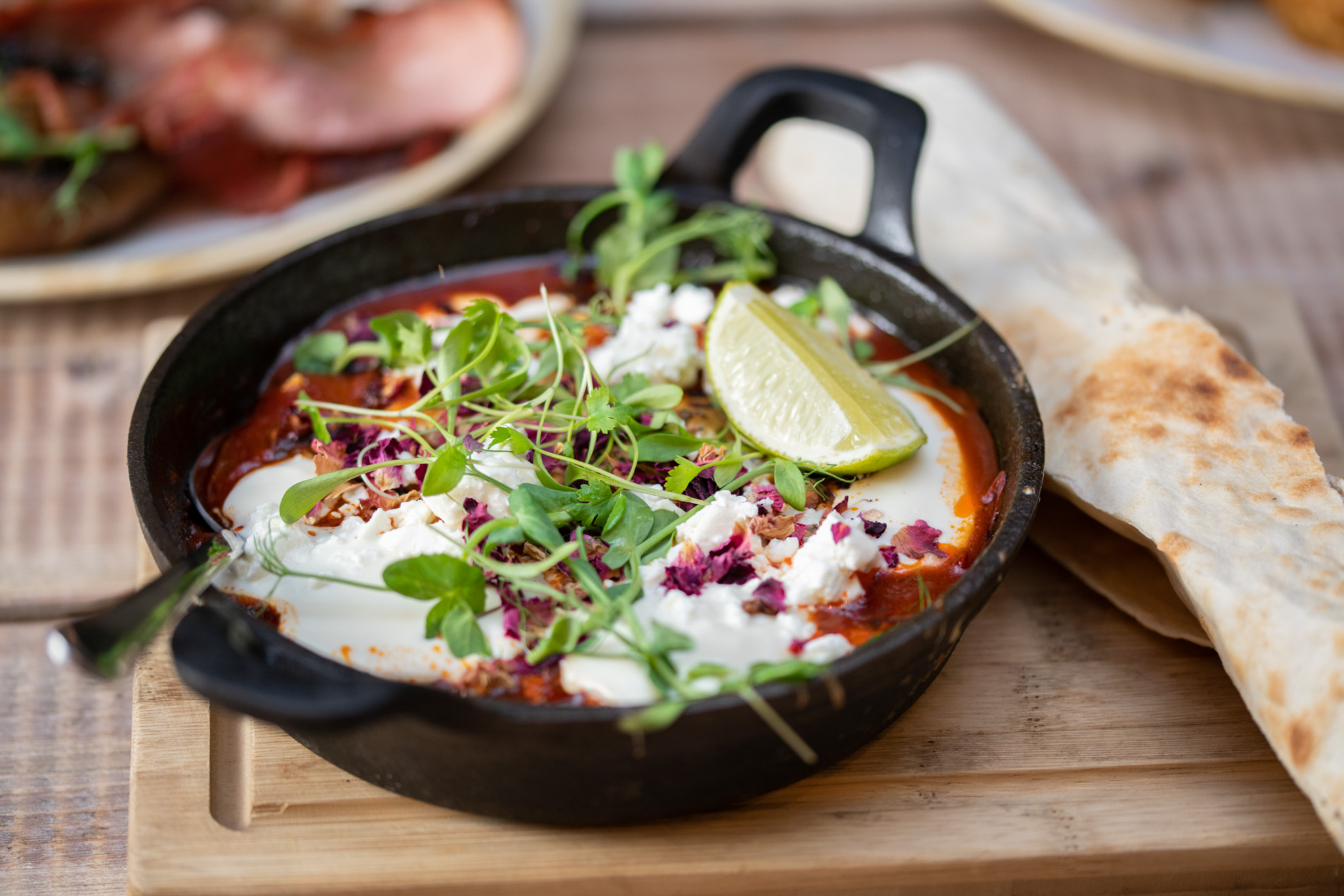 Shakshuka at Moksha Caffè